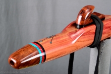 Eastern Red Cedar Native American Flute, Minor, Mid A-4, #L43AL (0)